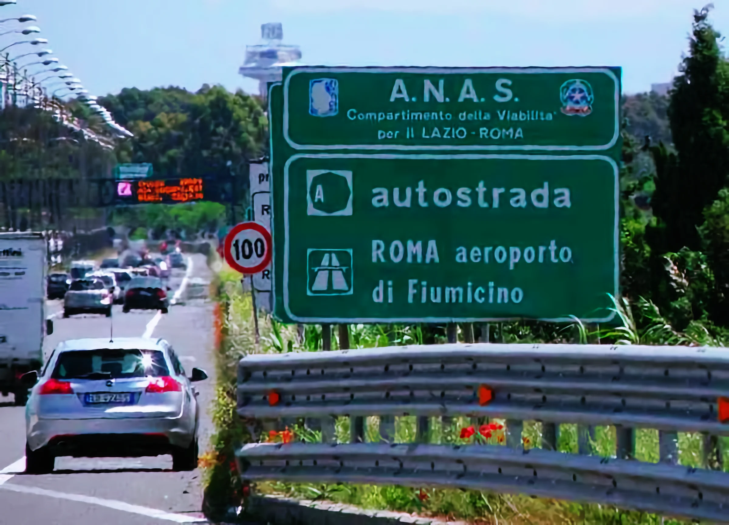 Traffico Autostrada Roma–Fiumicino