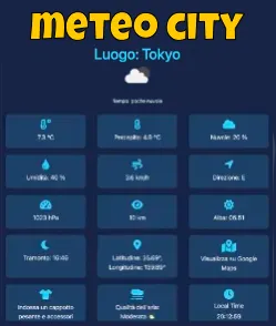 Meteo città del mondo
